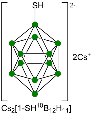 Cesium mercaptododecaborate (10B)