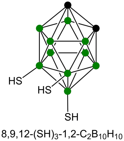 8,9,12-Trimercapto-o-carborane