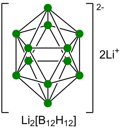 Lithium dodecahydrododecaborate tetrahydrate
