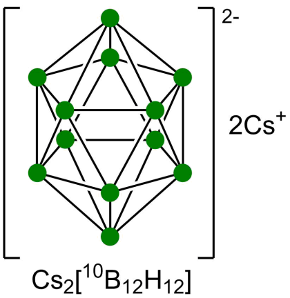 Cesium dodecahydrododecaborate (10B)